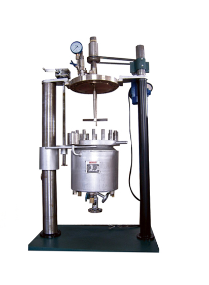 CJKX釜體升降型反應(yīng)釜（鎳材、油浴循環(huán)加熱）